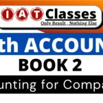 BOOK 2: Accounting for Companies